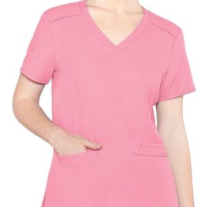 Taffy pink med couture scrubs.